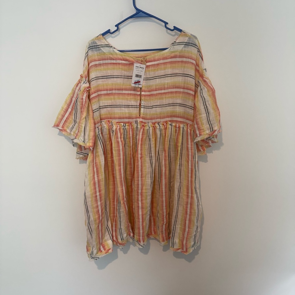 Free People Multicolor Striped Tunic - Picture 2 of 5